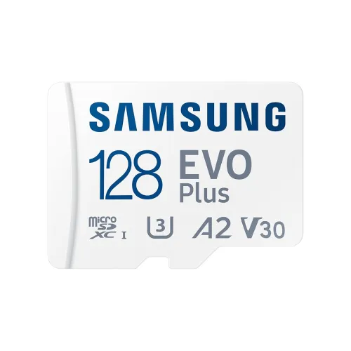 Image of Samsung 128GB EVO Plus microSD + Adapter