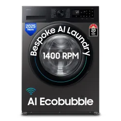 Samsung 12Kg 5star AI EcoBubble Wi-Fi Front Load Washing Machine (WW12DG5B24AXTL)