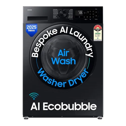 Image of Samsung 12kg / 7kg AI Front Load Washing Machine (WD12FG5B34BBTL