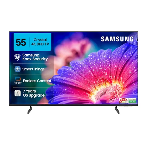 Image of Samsung 138 cm (55 inches) Crystal 4K Vista Ultra HD Smart LED TV 