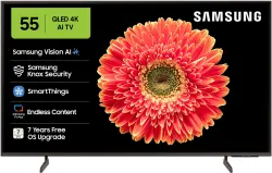 Samsung 138 cm (55 inch) QLED Ultra HD (4K) Smart Tizen TV with Vision AI 