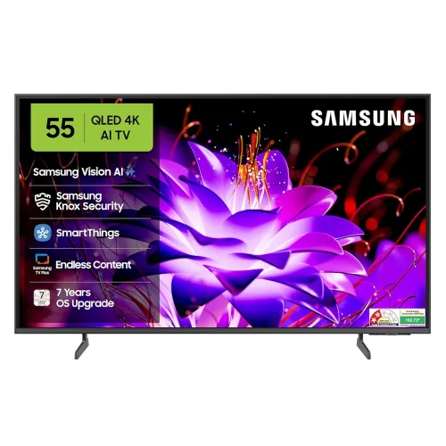 Image of Samsung 138 cm (55 inches) Vision AI 4K Ultra HD Smart QLED TV