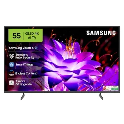 Samsung 138 cm (55 inches) Vision AI 4K Ultra HD Smart QLED TV