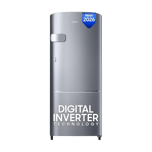 Image of Samsung 183 L, 3 Star, Digital Inverter, Direct-Cool Single Door Refrigerator 