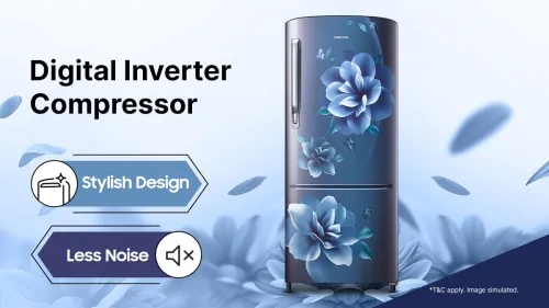 Image of Samsung 183 L Direct Cool Single Door 3 Star Refrigerator (Camellia Blue, RR20H2723CU/NL)