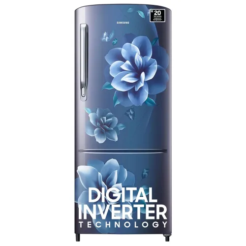 Image of Samsung 183 L, 4 Star, Digital Inverter, Direct-Cool Single Door Refrigerator (RR20C1724CU/HL, Camellia Blue)