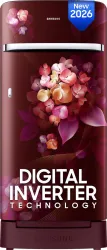 Samsung 215 L Direct Cool Single Door 5 Star Refrigerator with Base Drawer (Hydrangea Plum, RR23H2H35HT/HL)
