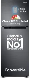 Samsung 236L 3 Star Convertible Fridge – Black
