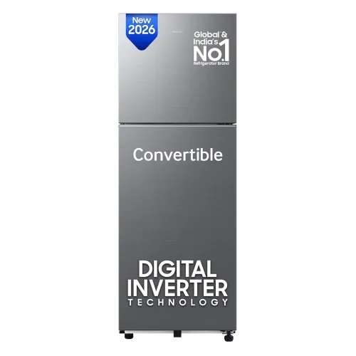 Image of Samsung 236L 3-Star Convertible Frost Free Refrigerator Silver