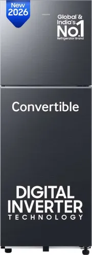 Image of Samsung 236L 3 Star Frost Free Double Door Refrigerator (Black)