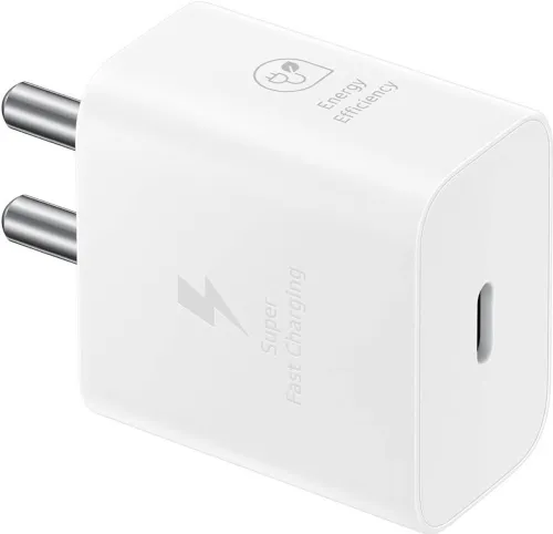 Image of Samsung 25 W Quick Charge 3 A Wall Charger for Mobile  (White)