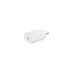 Samsung Original 25W Travel Adapter + C to C Cable, White