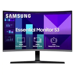 Samsung 32 (80 cm) S3 1500R Curved Monitor|FHD 1920 x 1080|100 Hz|4