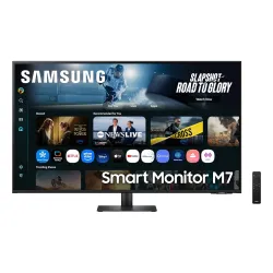 Samsung 43 inch(1.08m) 4K M7 Vision AI Smart Monitor | UHD 3840 x 2160 | Smart TV Experience with AI Picture & Sound | T