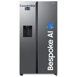 Samsung 633 L 3 Star Double Door 5-in-1 Digital Inverter Refrigerator with AI