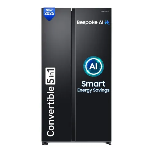 Image of Samsung 653 L 3 Star Side By Side AI Enabled Smart Refrigerator with WiFi