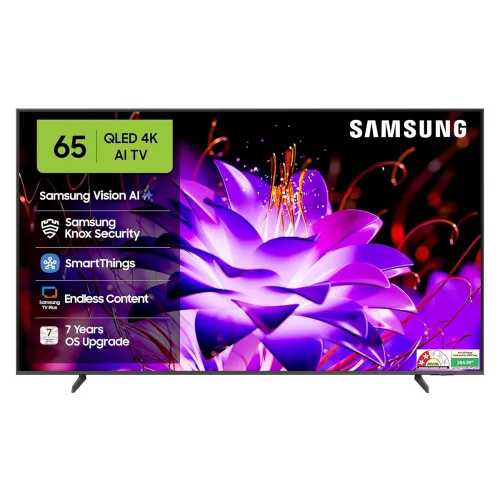 Image of Samsung 163 cm (65 inches) Vision AI 4K Ultra HD Smart QLED TV QA65QEF1AULXL