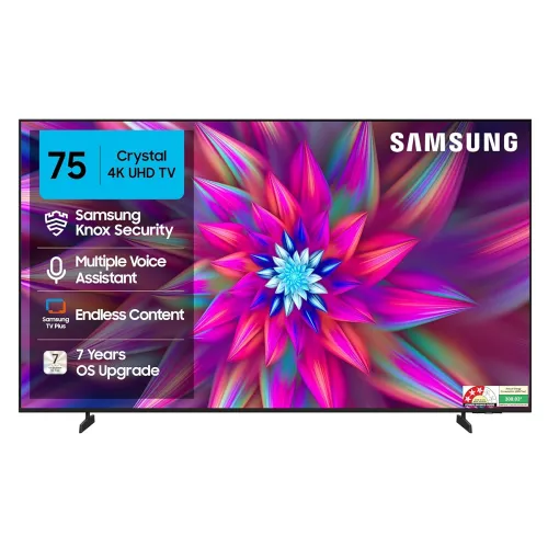 Image of Samsung 189 cm (75 inches) Crystal 4K Ultra HD Smart LED TV UA75UE85AFULXL (Black)