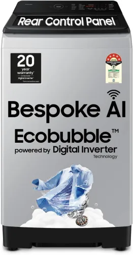Image of Samsung 8 kg 5 Star, AI Wash, Ecobubble, AI Energy Mode, AI VRT+, Super Speed, Soft Closing Door, Wi-Fi, Digital Inverte