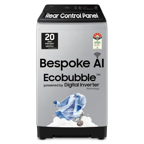 Image of Samsung 8 Kg, 5 Star, AI Wash, AI Energy Mode, Wi-Fi, Ecobubble, AI VRT+, Super Speed, Soft Closing Door, Digital Invert