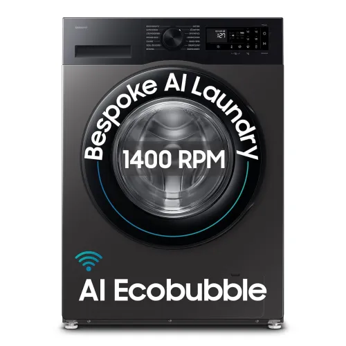 Image of Samsung 9 kg 5 star Wi-Fi Hygiene Steam with Inbuilt Heater Washing Machine