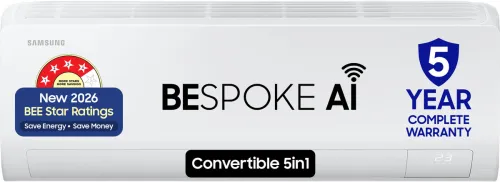 Image of Samsung Bespoke AI 2026 Model 1.5 ton 4 Star Split Inverter with Wi-fi Energy Saving, Voice Control, Powerful Cooling, C