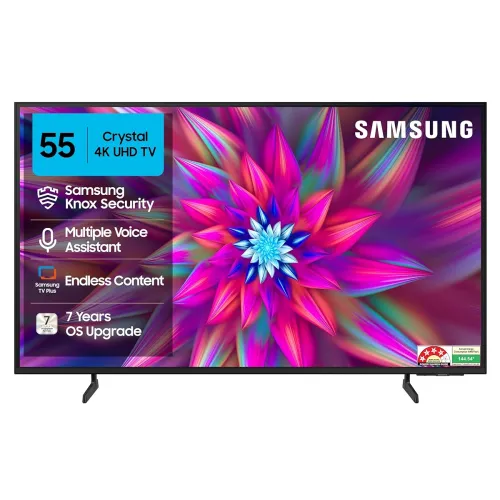 Image of Samsung 138 cm (55 inches) Crystal 4K Vista Pro Ultra HD Smart LED TV
