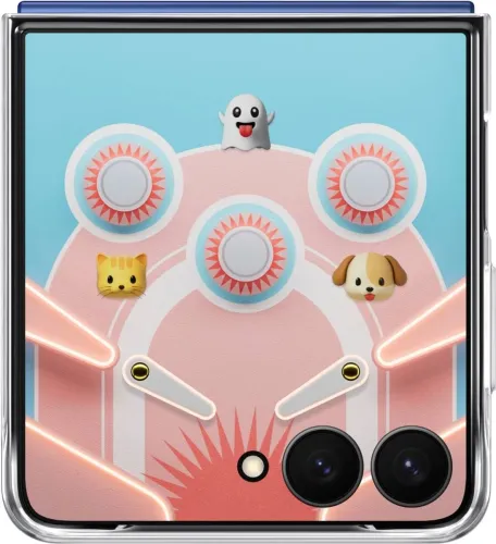 Image of Samsung Flip Cover for Samsung Galaxy Flip7  (Transparent)
