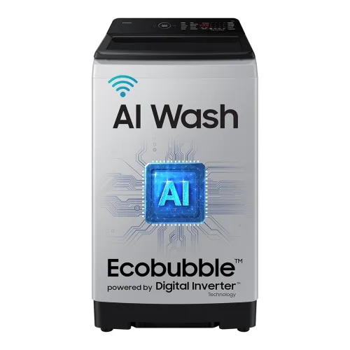 Image of Samsung 8 Kg, 5 Star, AI Wash, AI Energy Mode, Wi-Fi, Ecobubble, AI VRT+, Super Speed, Soft Closing Door, Digital Invert