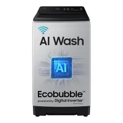 Samsung 8 Kg, 5 Star, AI Wash, AI Energy Mode, Wi-Fi, Ecobubble, AI VRT+, Super Speed, Soft Closing Door, Digital Invert