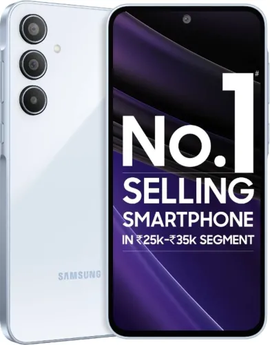 Image of Samsung Galaxy A35 5G (Awesome Iceblue, 256 GB)  (8 GB RAM)