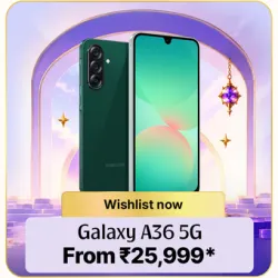 Samsung Galaxy A36 5G @ ₹25,999 on Flipkart’s Big Billion Days