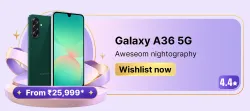Samsung Galaxy A36 5G @ ₹25,999 on Flipkart Big Billion Days Sale