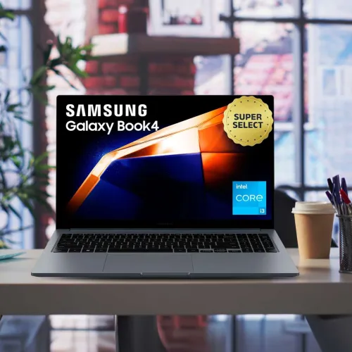 Image of Samsung Galaxy Book4 Intel Core i3 13th Gen 15.6 Inch Laptop