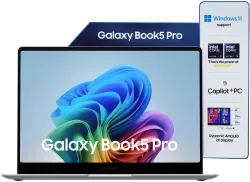 Samsung Galaxy Book5 Pro AI PC Full Metal Chasis Intel Core Ultra 7 256V - (16 GB/1 TB SSD/Windows 11 Home) NP940XHA Thi