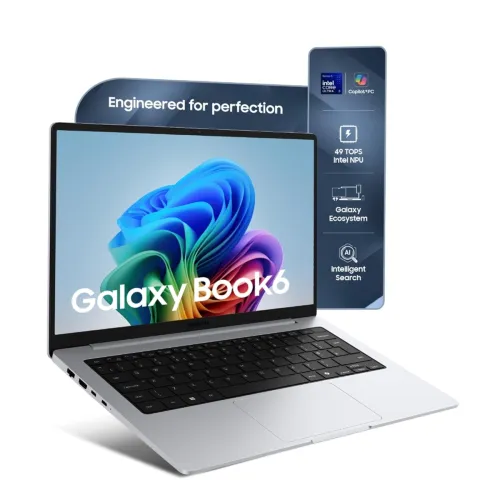 Image of Samsung Galaxy Book6 (Silver, 16GB RAM, 512GB SSD) 