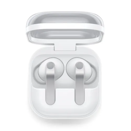 Image of Samsung Galaxy Buds4 Pro Wireless Earbuds (White) – ANC, Hi-Fi Audio, IP57