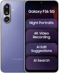 Samsung Galaxy F36 5G (Violet, 128 GB)  (6 GB RAM)