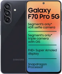 Samsung Galaxy F70 Pro 5G (Alpha Black, 128 GB) (6 GB RAM)
