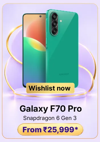 Image of Samsung Galaxy F70 Pro 5G @ ₹25,999 on Flipkart Big Billion Days Sale