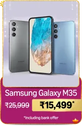 Samsung Galaxy M35 5G Smartphone @ ₹15499 on Big Billion Day Sale