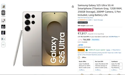 Image of Samsung Galaxy S25 Ultra 5G AI Smartphone 