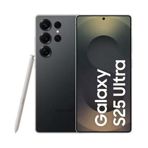 Image of Samsung Galaxy S25 Ultra 5G AI Smartphone (Titanium Black, 12GB RAM, 256GB Storage), 200MP Camera, S Pen Included, Long 