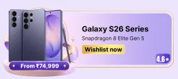 Samsung Galaxy S26 Series From ₹74,999 on Flipkart Big Billion Days Sale