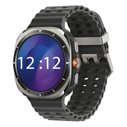 Image of Samsung Galaxy Watch Ultra 2025 (47mm, LTE, Titanium Silver)| Upto 100h Battery| 3nm Processor| Dual GPS| Quick Button/S
