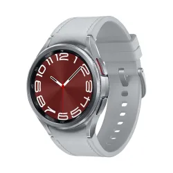 Samsung Galaxy Watch6 Classic (Smartchoice) (Silver, 47mm) | Rotating Bezel | Bluetooth | Monitor BP and ECG | Track Sle