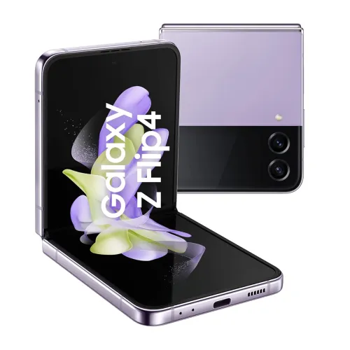 Image of Samsung Galaxy Z Flip4 5G (Bora Purple, 8GB RAM, 256GB Storage) with No Cost EMI/Additional Exchange Offers