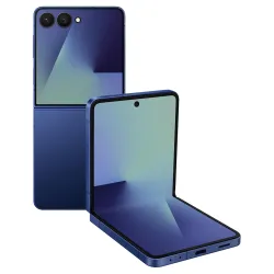 Samsung Galaxy Z Flip7 5G Smartphone with Galaxy AI (Blue Shadow, 12GB RAM, 256GB Storage), Ultra Sleek Design with 50MP