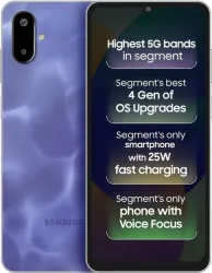 Samsung Galaxy F06 5G (Lit Violet, 128 GB)  (4 GB RAM)