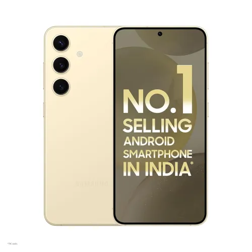 Image of Samsung Galaxy S24 5G AI Smartphone (Amber Yellow, 8GB, 128GB Storage)